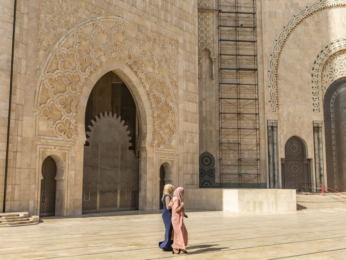 Paseo en Hassan II Mosque (Casablanca)